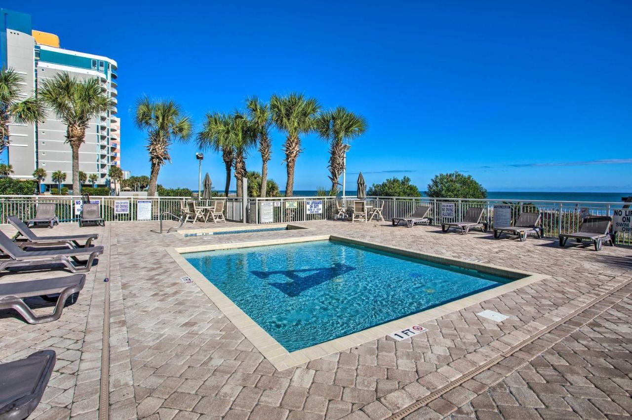 Oceanfront Condo With Huge Balcony Walk To Skywheel Myrtle Beach Dış mekan fotoğraf