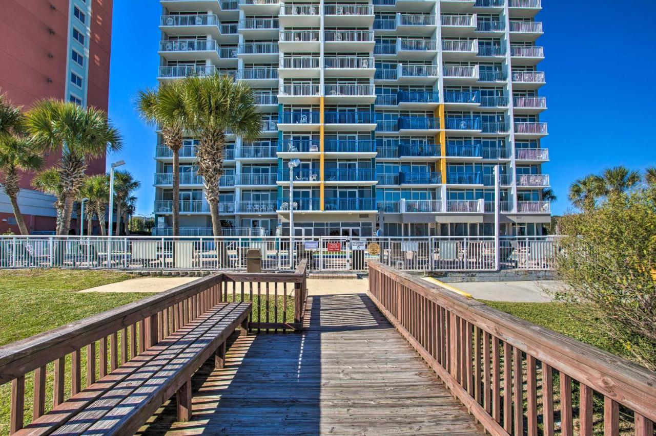 Oceanfront Condo With Huge Balcony Walk To Skywheel Myrtle Beach Dış mekan fotoğraf