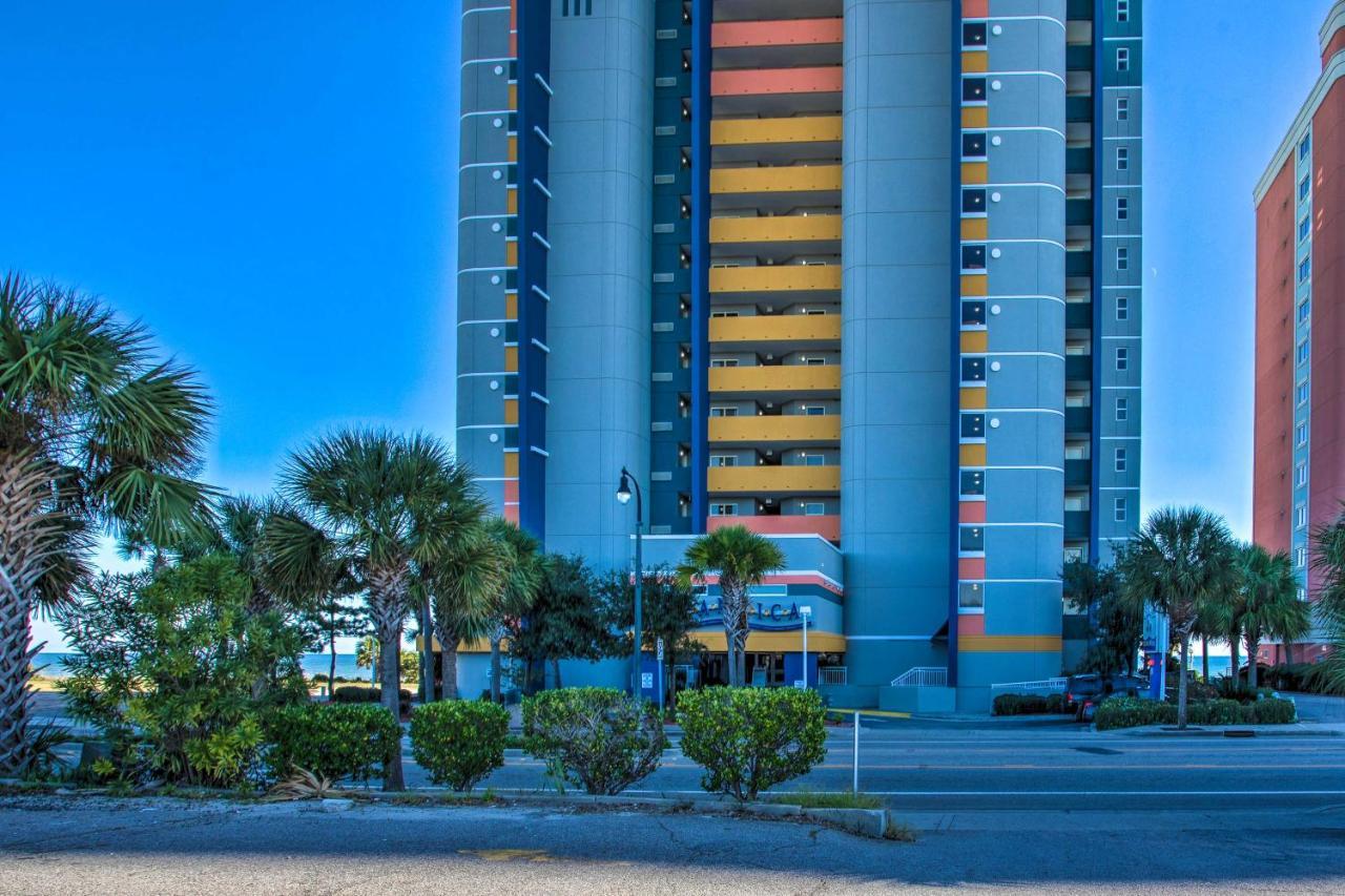 Oceanfront Condo With Huge Balcony Walk To Skywheel Myrtle Beach Dış mekan fotoğraf