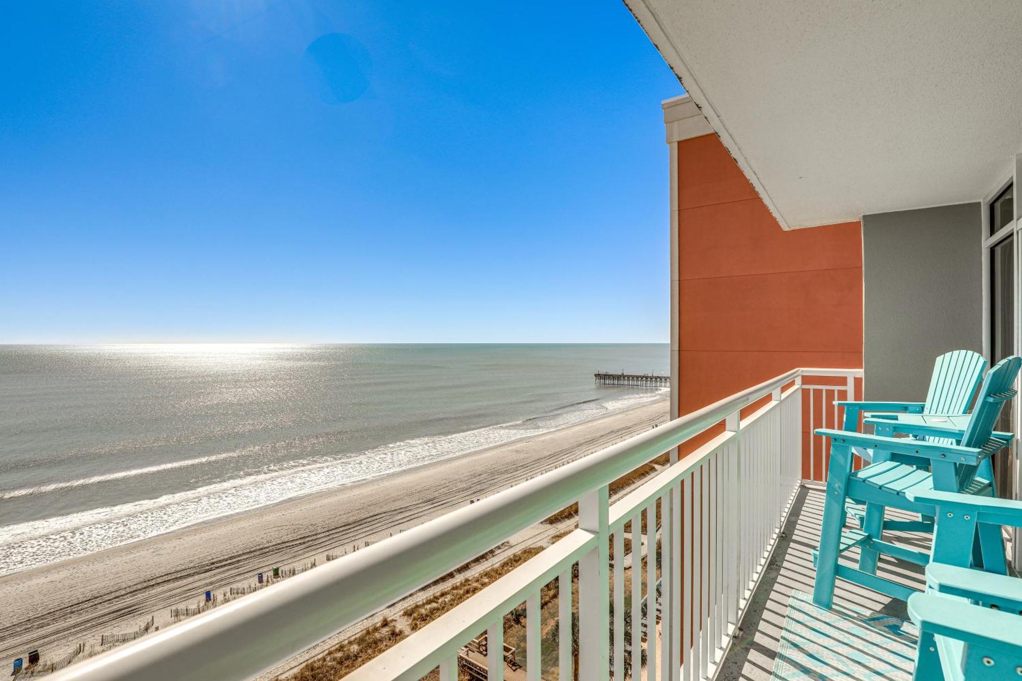 Oceanfront Condo With Huge Balcony Walk To Skywheel Myrtle Beach Dış mekan fotoğraf